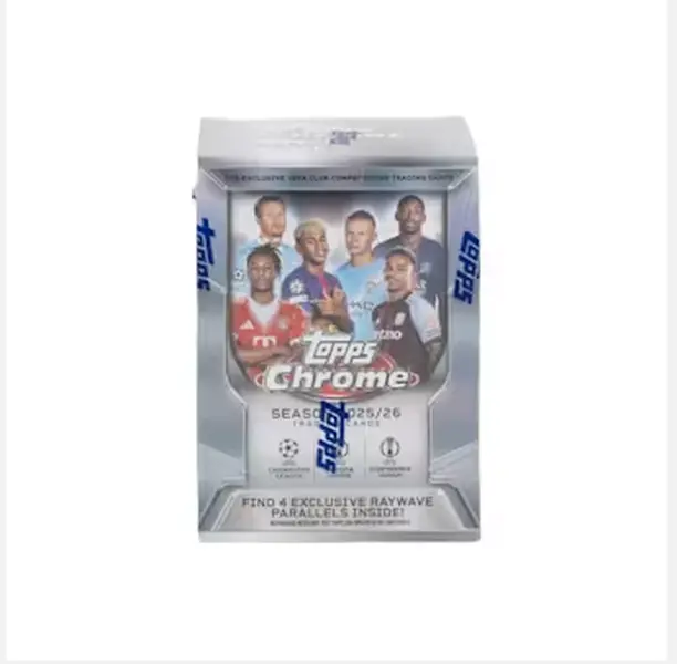 2025/26 Topps Chrome UEFA Club Competitions Soccer Blaster Box