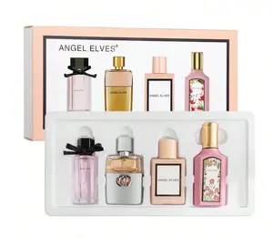 Angel Elves Women's Perfume Gift Box Set 4 In 1 30ml Each Long Lasting Fragrance Affordable Price Perfect Birthday Gift For Mothers Girlfriends And Besties