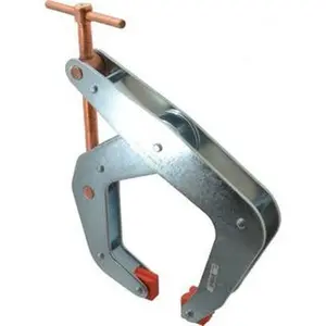 Kant Twist 2,000 Lb, 6" Max Opening, 4-1/2" Open Throat Depth, 5-1/2" Closed Throat Depth, Cantilever Clamp Polyurethane Jaw, T-Handle, 11" OAL, 10" Max Width K060TUD