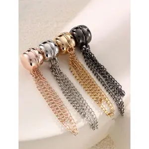 4PC Mixed Adjustable Magnetic Pants Clips And Cuff Clips - Durable Alloy, Removable Hem Clips Suitable For Pants And T-Shirts, Magnetic Pants Hem Clips Can Shorten Pants Length Without Sewing, Strong Magnetic Clip-