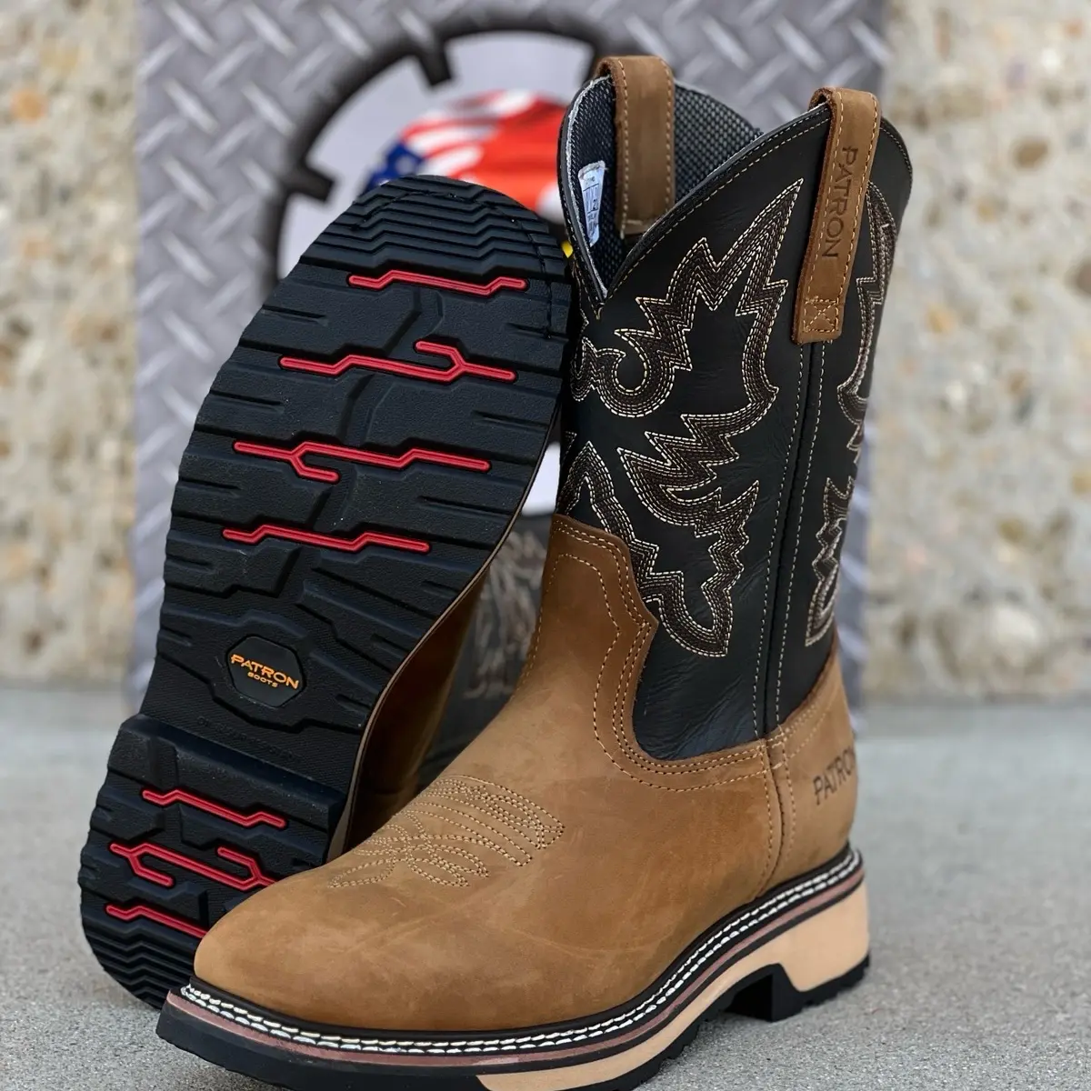 5700 Crazy / Black Patron Boots Botas de trabajo rodeo 5700 Crazy / Black Patron Boots Botas de trabajo rodeo