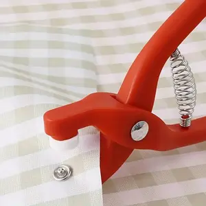 Five-Prong Hand Press Eyelet Tool Kit for Installing Metal Copper Round Eyelets, Flower Eyelet Punch Set for Bags and Shoes Accessories