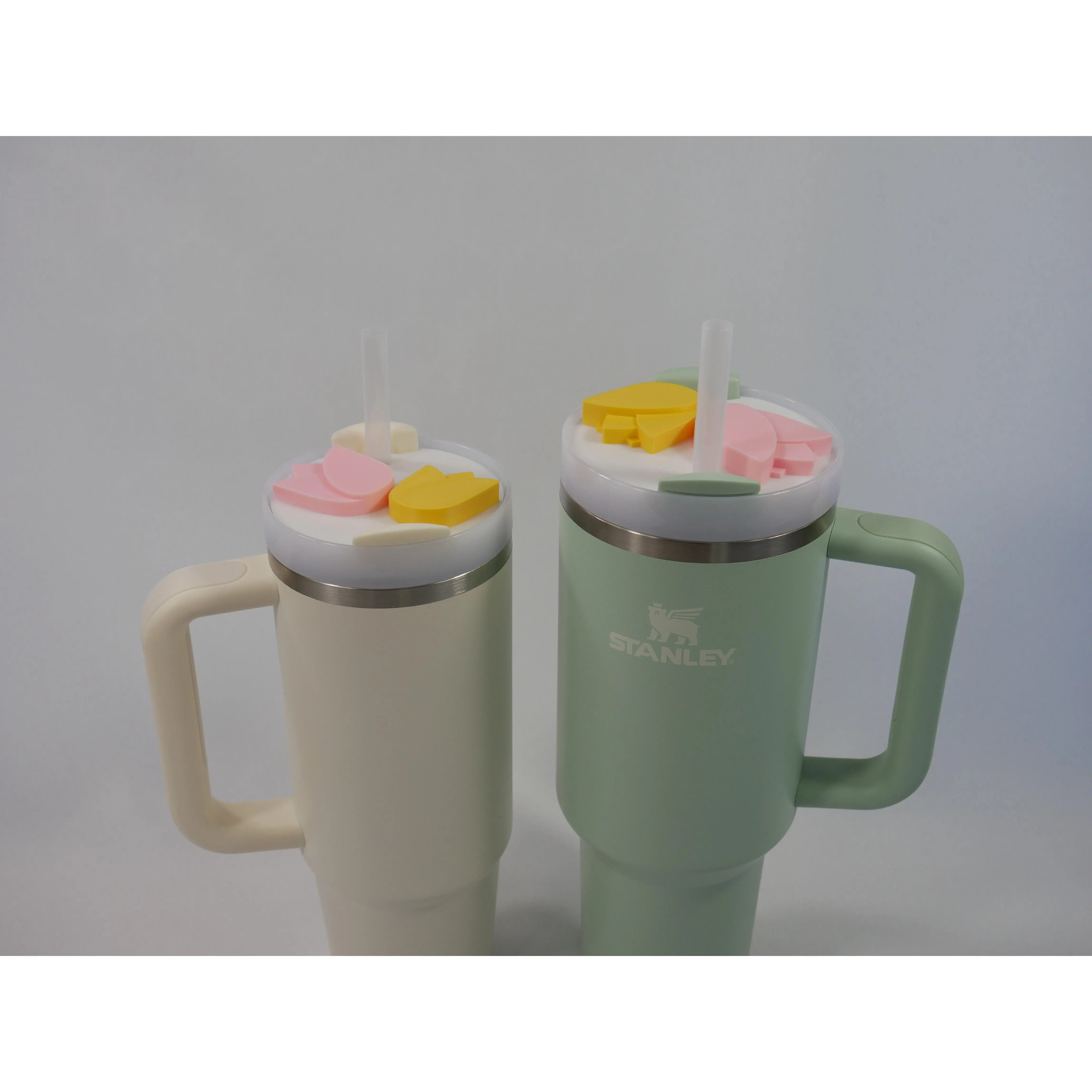 Spring Tulips Quencher Cup Lid Topper 20oz, 30oz & 40oz Tumbler Accessories