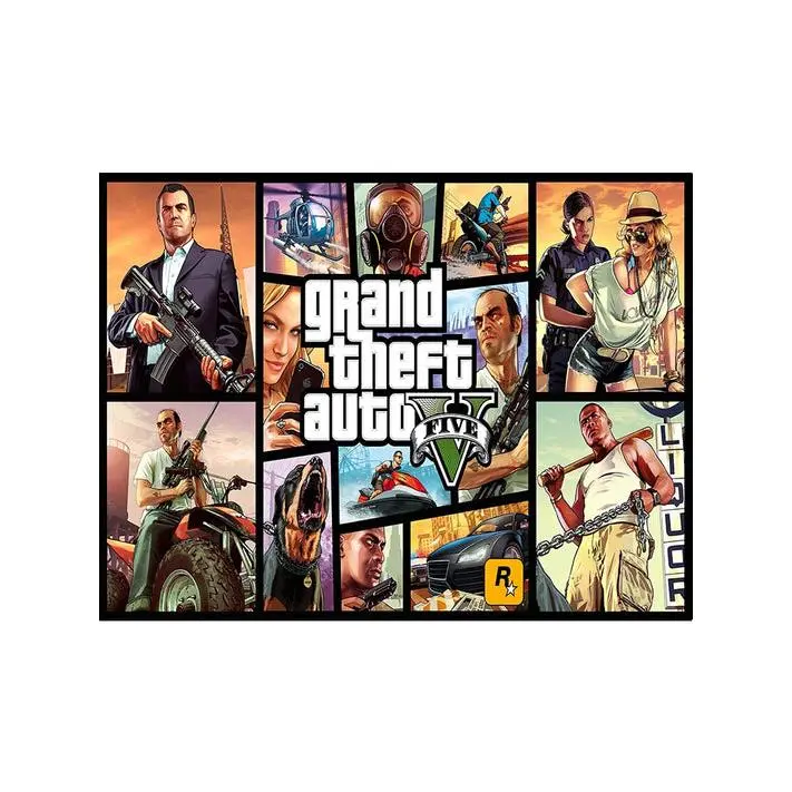 GTA 5 Grand Theft Auto V Poster - NO FRAME GTA 5 Grand Theft Auto V Poster - NO FRAME