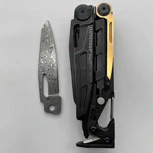 High-Performance VG10 Damascus Blade Replacement for Leatherman MUT Tool