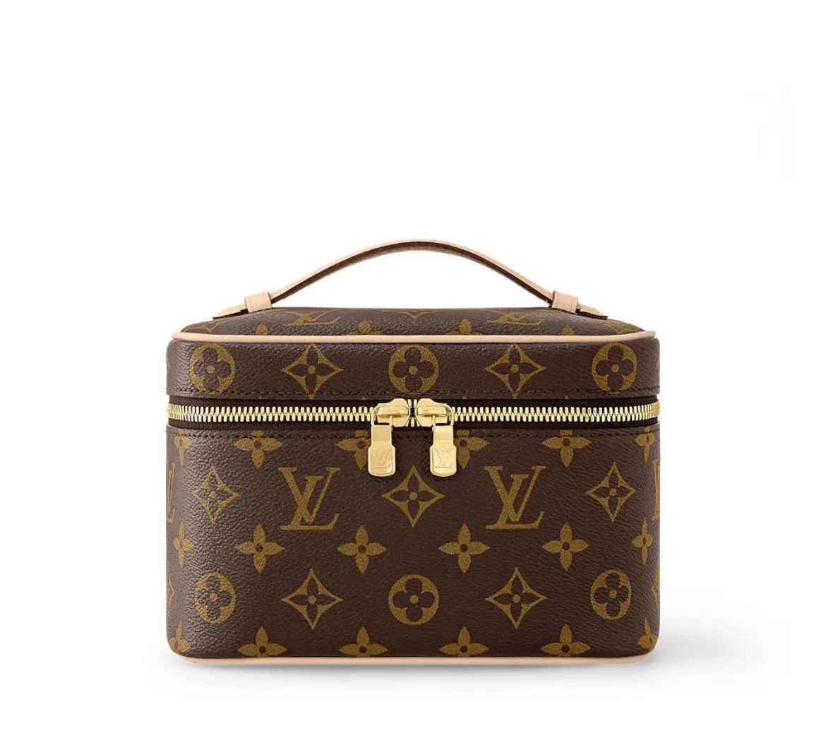 Pre-owned Louis Vuitton LV Monogram Nice Mini Cosmetic Bag, Chip Version【2604055】