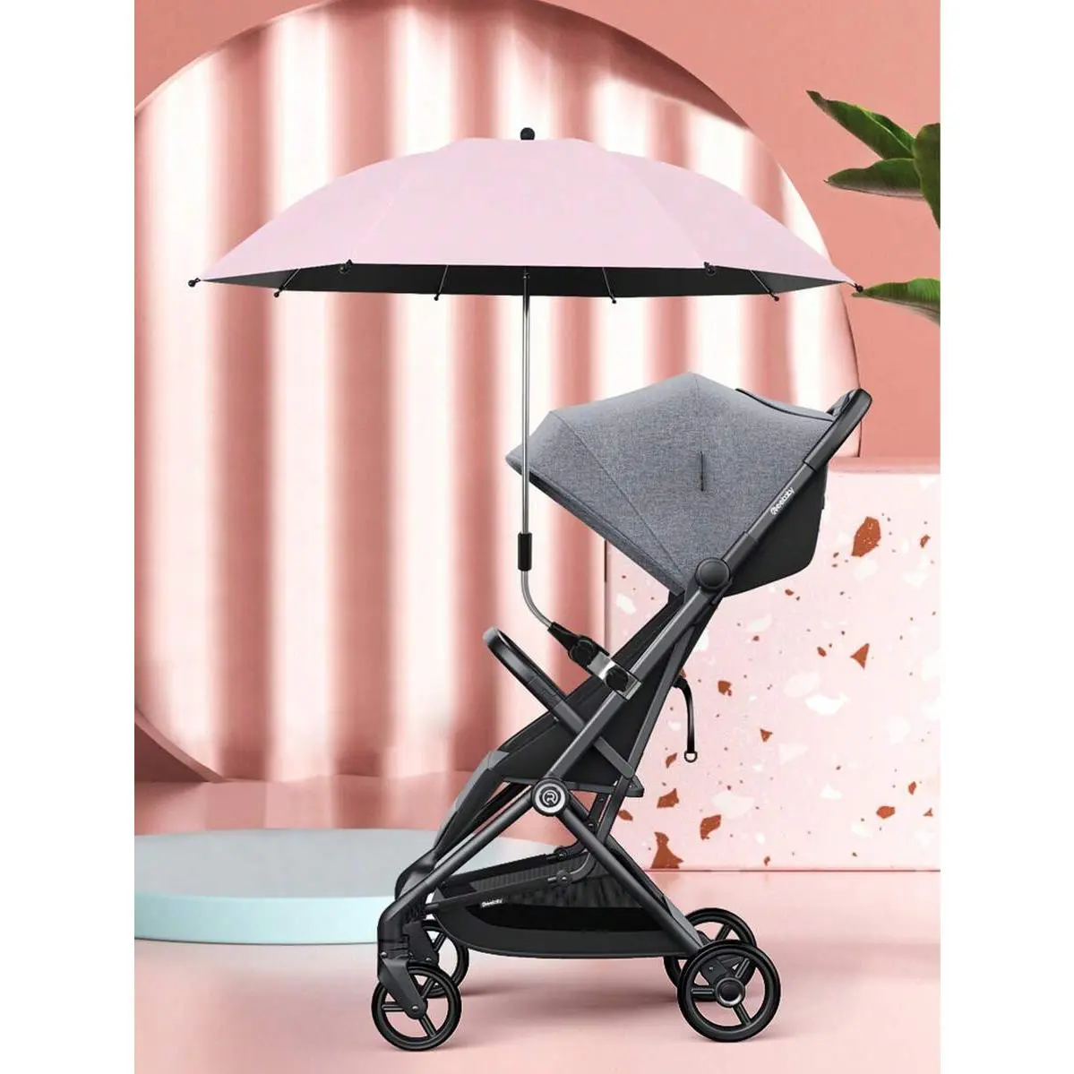 1pc Detachable Sun Shade Umbrella - Sunshade Stroller Accessories for Baby Carriages, Tricycles, Prams, Sun & Rain Protection