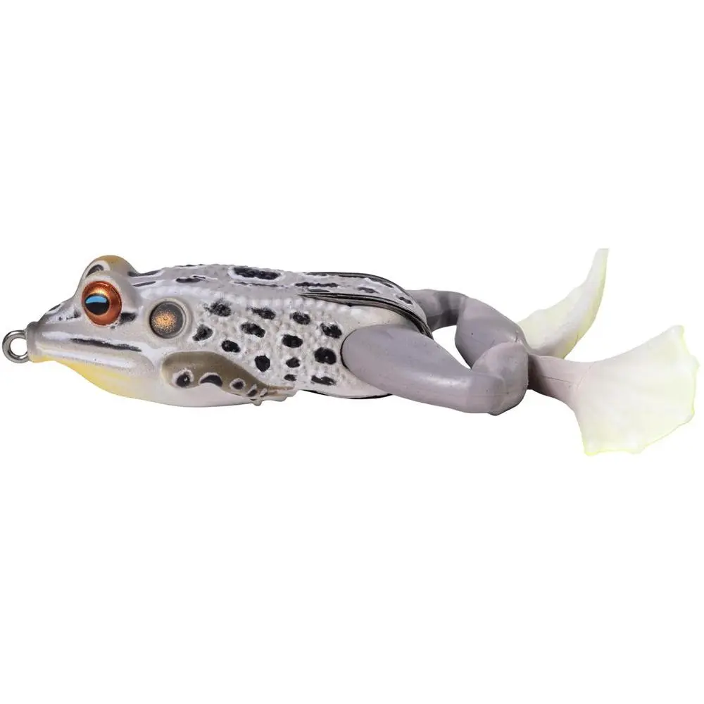 Topwater Soft Lure, Hollow Body Frog, Walking Bait with Splashing Action and Wriggling Legs for Bass Fishing, 2 in, 3/5 oz, Topwater Lures, 2 Inches