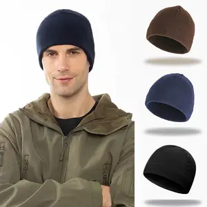 Unisex fall and winter thickened hat hiking cycling outdoor warmth windproof tactical fleece hat
