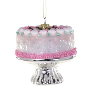Cody Foster Retro Pink Cake Ornament