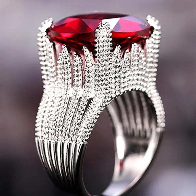 Elegant Artificial Gemstone Decorated Ring, Fashion Accessories for Party, Daily Clothing Decor for Girls and Women without Box, Elegant Everyday Ring, Elegant Fashion Rings, Beautiful Rings