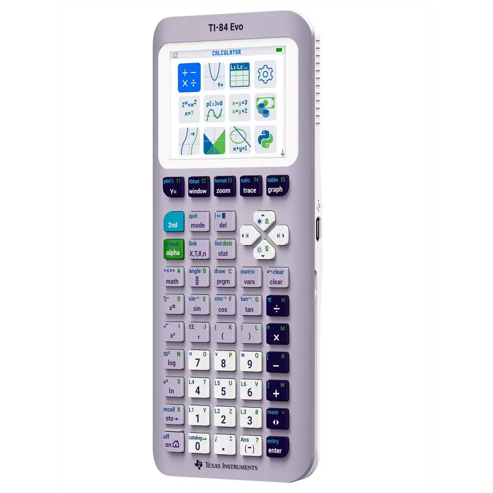 Texas Instruments TI-84 Evo Graphing Calculator - Lavender Texas Instruments TI-84 Evo Graphing Calculator - Lavender