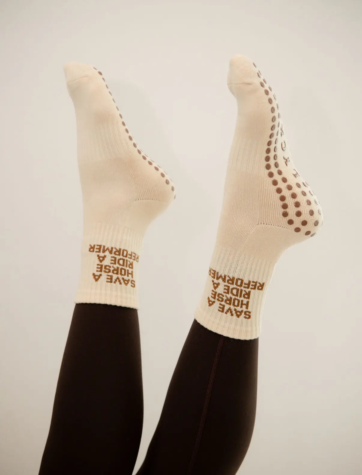 Save a Horse, Ride a Reformer Grip Socks