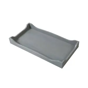 Silva Scalloped Changing Tray in Flint