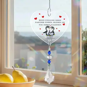 1pc Decorative Hanging Decorations, when penguins find a mate, they will be together forever. You are my partner theme, Christmas, Easter, Mother's Day, Father's Day holiday gifts, birthday gifts for family, friends, home decoration