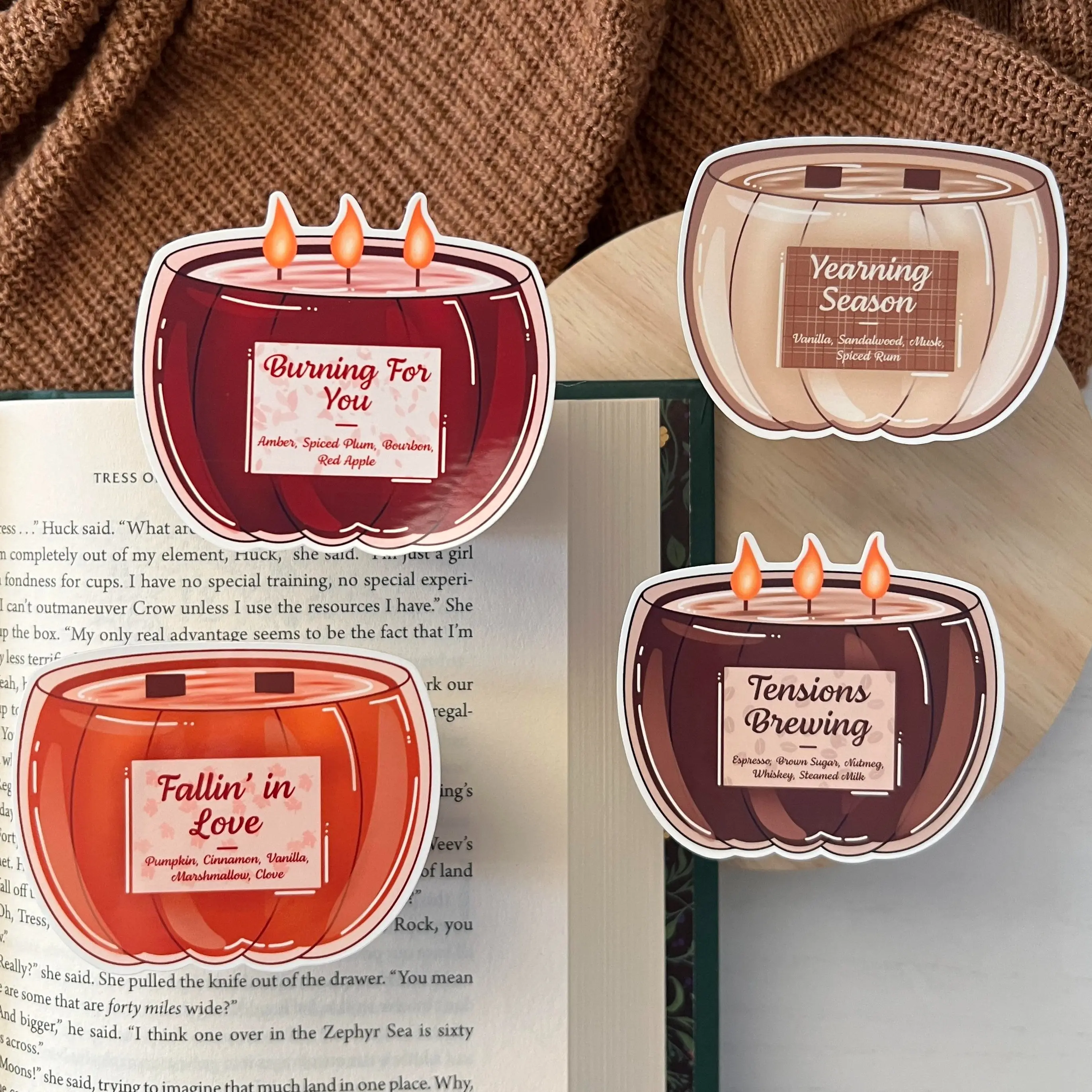 Candle Scented Stickers
