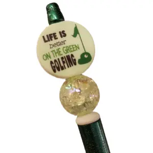LIFE IS BETTER ON THE GREEN GOLFING Writing Pen  Stocking Stuffer