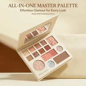 HERORANGE Year Of Tiger 3D Carved Eyeshadow Palette 8-in-1 Makeup Set Matte Shimmer Blush Highlighter Waterproof Long Lasting With Mirror Perfect For Christmas Halloween Valentine's Day Gifts Cosmetic Deep Winter Eyeshadow Palette！