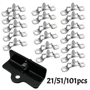 21/51/101 Piece Invisible Two-In-One Screw Caps, Full Concealed Assembly, Cabinet, Wardrobe, Furniture Hardware Accessories