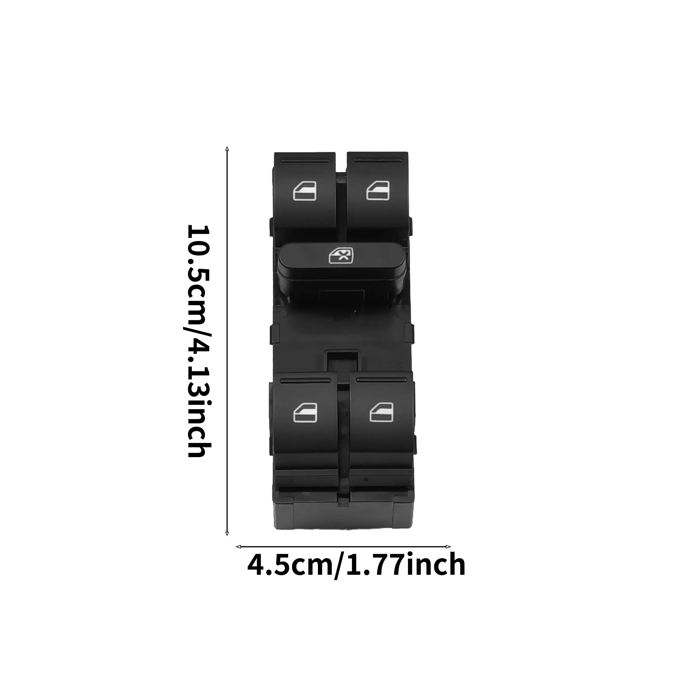 Skoda Fabia Window Switch Assembly Key, Fits Models 2007-2014, Replacement Car Parts, High Value Automotive Accessory, No Battery Included，OE:5JD959858A