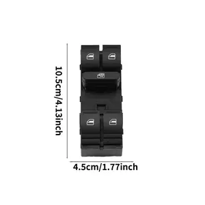 Skoda Fabia Window Switch Assembly Key, Fits Models 2007-2014, Replacement Car Parts, High Value Automotive Accessory, No Battery Included，OE:5JD959858A