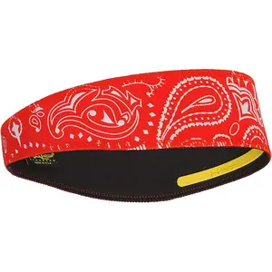 Halo Headband Pullover II Sweatband - Paisley Red