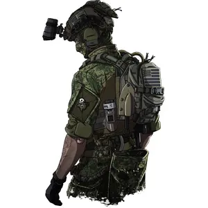 Tactical Soldier Sticker, Military Operator Art with Night-Ops Gear | Perfect Gift for Veterans Day or Tactical Fans