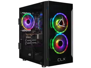 CLX Set Gaming Desktop - Intel Core i5 14400F 2.5GHz 10-Core Processor, 16GB DDR5 Memory, GeForce RTX 5050 8GB GDDR6 Graphics, 1TB NVMe M.2 SSD, WiFi, Win 11 Home 64-bit