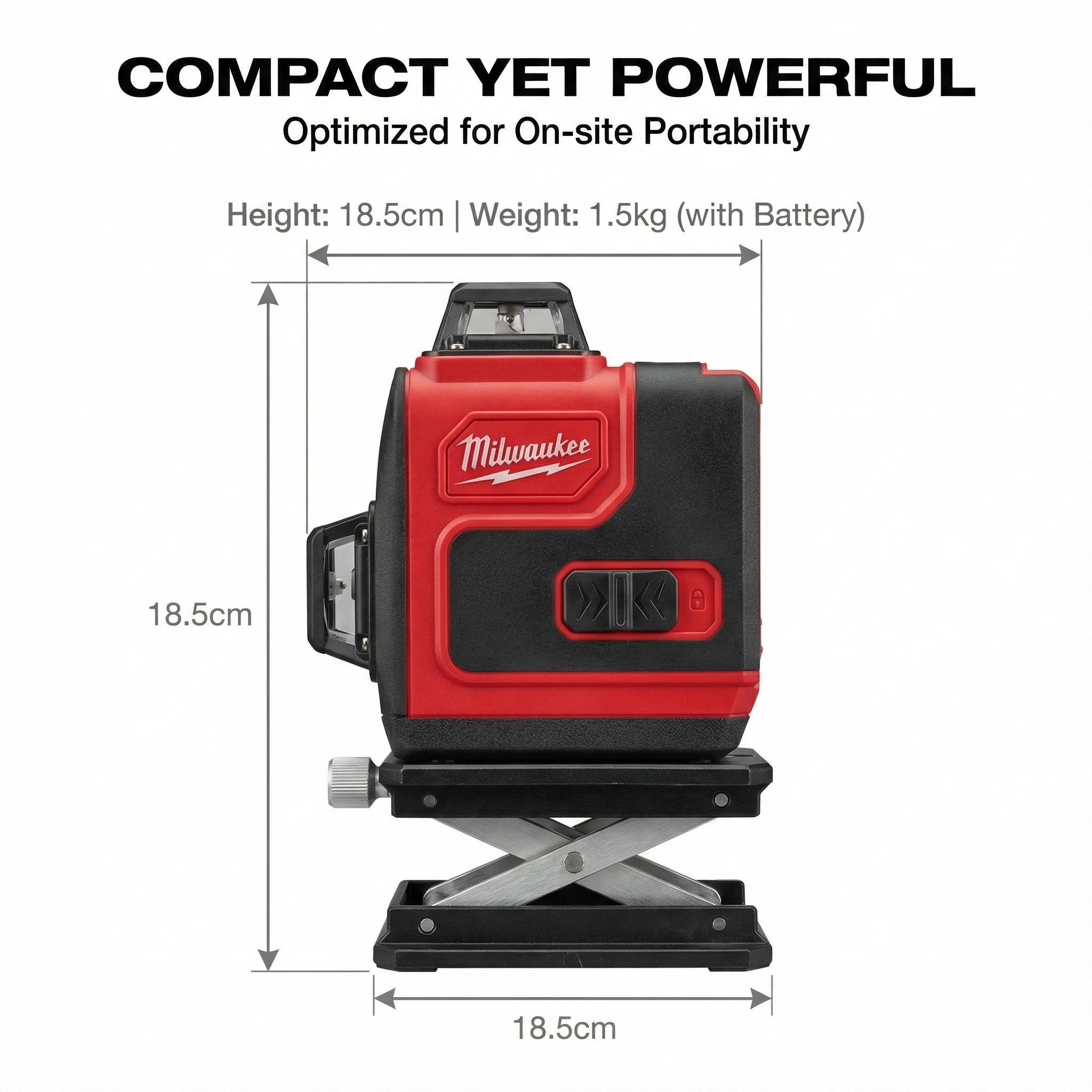 Milwaukee 16 Line Laser Level Precision Tool 4 d automatic 360 with tripod green beam self leveling professional power