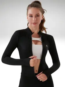 Women’s Lightweight Zip-Up Active Jacket – Sporty Outerwear for Running, Travel, Gym & Everyday Layering