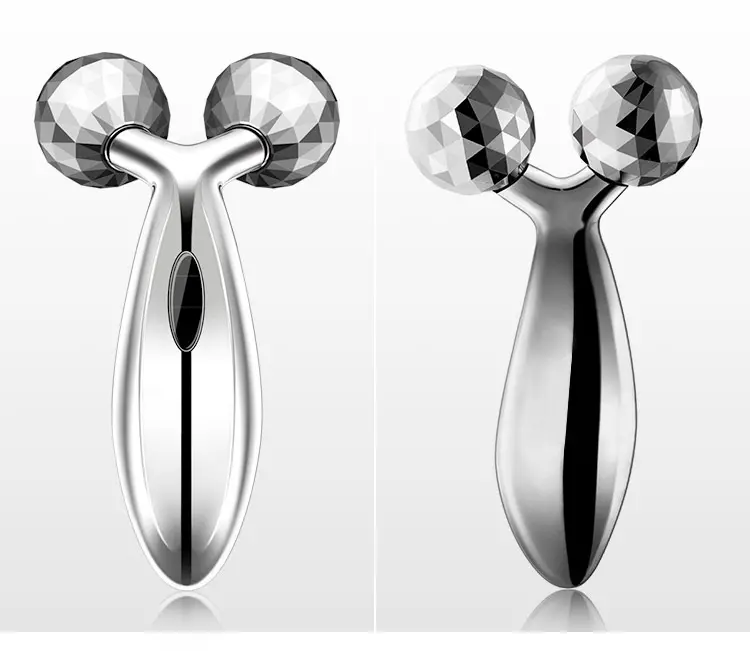 Stainless Steel Gua Sha and Face Roller Set, Facial Tool for Face Sculpting, Metal Skin Care, Massager for Women Body Care Daily Face Slimmer Gift