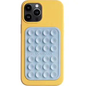 OCTOBUDDY MAX Original Suction Phone Case – Extra Strong Hands-Free Stick-On Phone Holder for Mirrors, Showers & Windows, Reusable Grip for Filming & Daily Use
