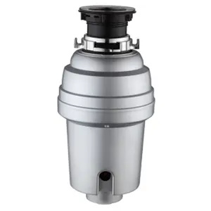 GARVEE Garbage Disposal Series: Continuous Feed Food Waste Disposer with Air Switch & Flange Seal, Stainless Steel, Compact Design for Kitchen Sink. Available in 1/2, 3/4, and 1 HP models, Black or Grey.