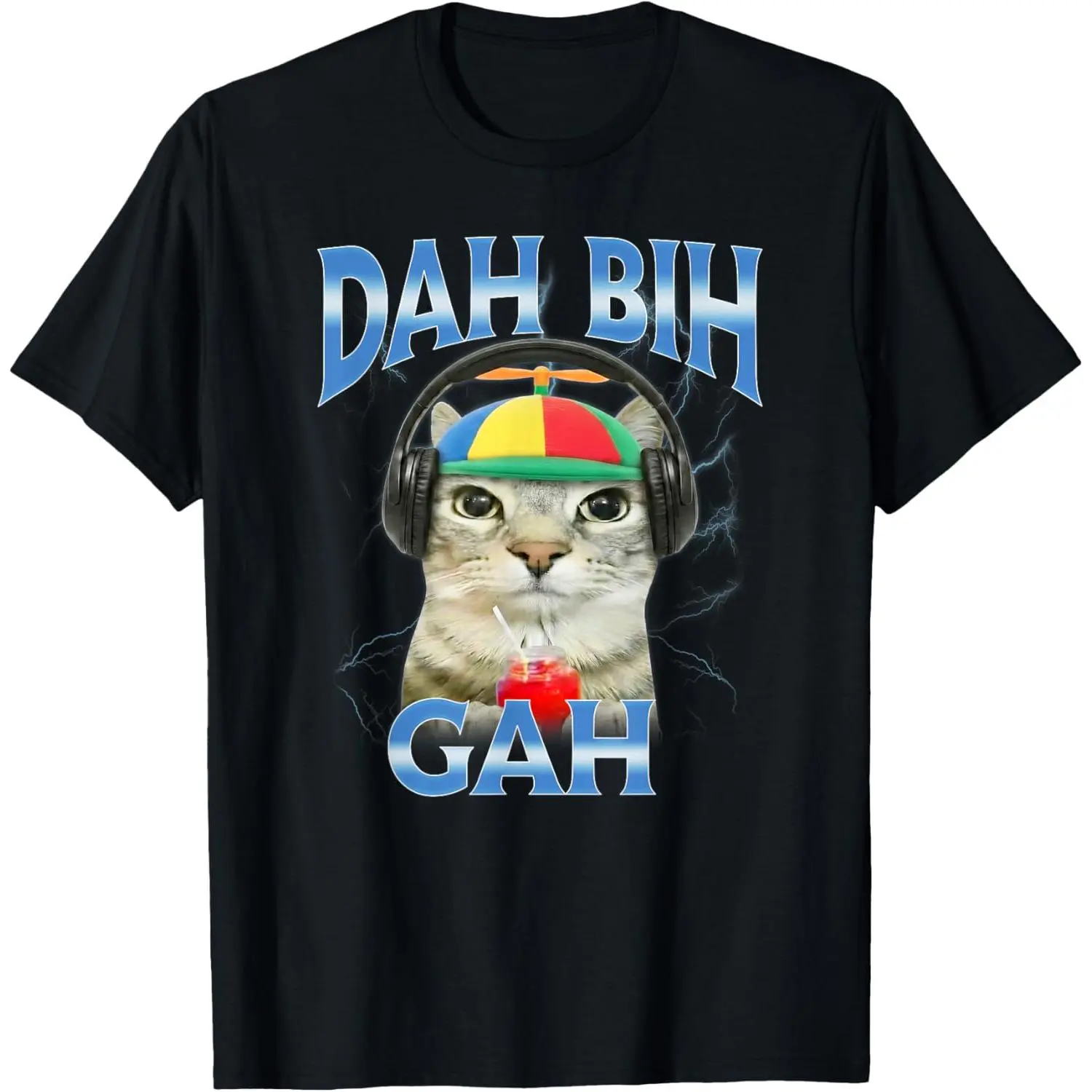 Women's 100% Cotton Regular Fit Round Neck Short-Sleeve Breathable Fabric Top, Dah Bih Gah Dahbihgah Meme T-Shirt