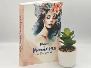 Diario de Promesas – From God to Me: Pink Floral Devotional Journal (Spanish Edition)