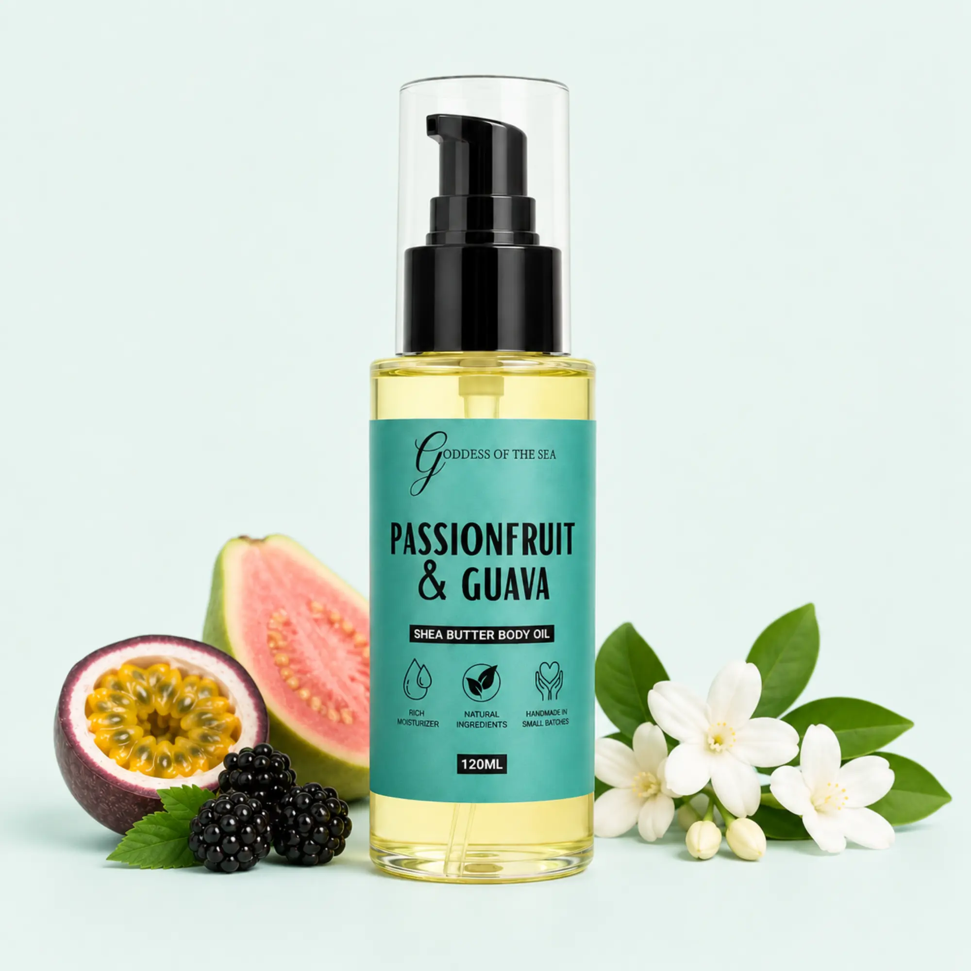 Passionfruit & Guava Scented Body Oil Collection, Beauty & Personal Care Bath & Body Care Product