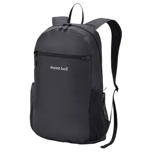 Montbell 15L Versatile Nylon Backpack with Front Logo Print for Men and Women