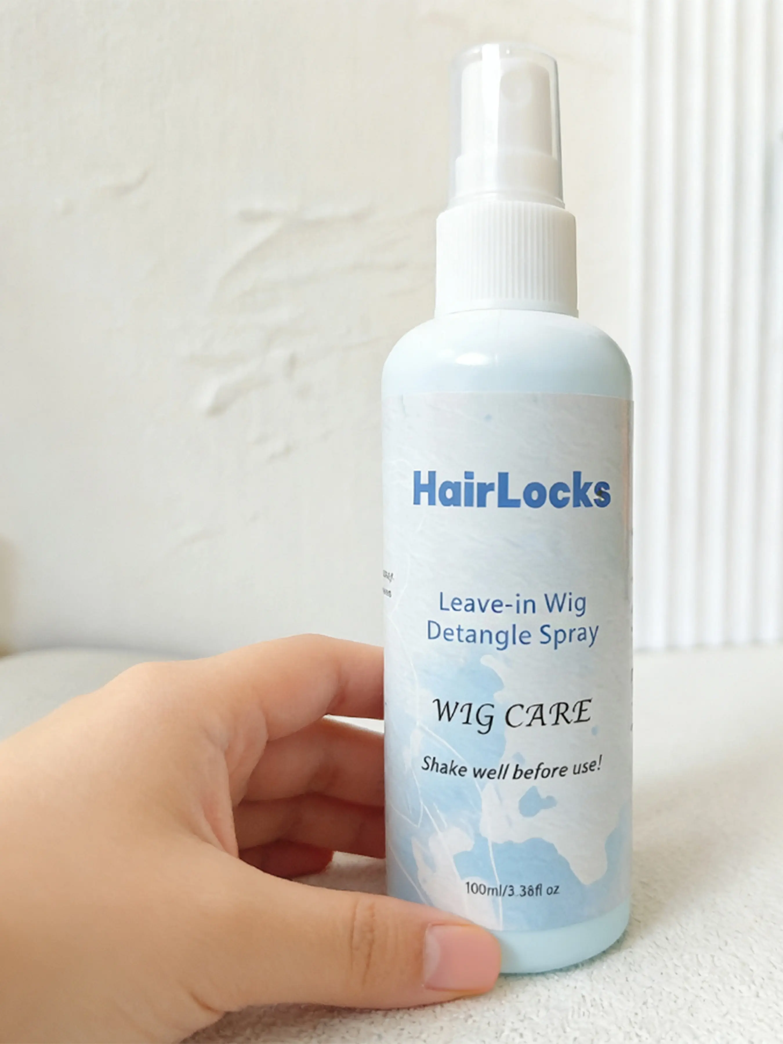 1 Bottle Wig Care Spray for Lace Wigs, Smoothing Anti-Frizz Formula for All Seasons, Wig Maintenance and Styling Solution