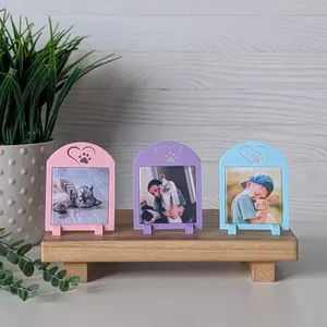 Sweet Paw Frame- Mini | Photo Magnet Frame | Fridge Magnet Frame | Versatile and Stylish Magnet Organizer