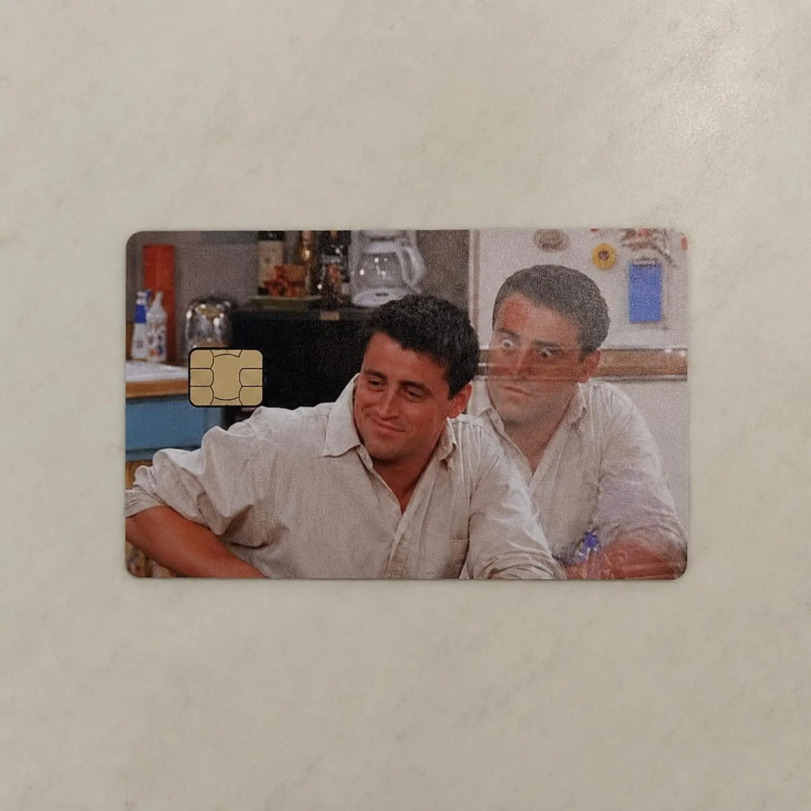 Funny Sitcom Reaction Credit Card Skin, Meme Debit Sticker, 90s TV Comedy Inspired Decal