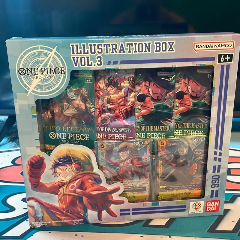bandai namco one piece card game illustration box vol. 3 Vol This collectible card multi One Piece TCG: Illustration Box