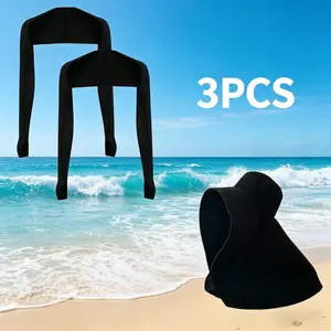 3PCS Womens Sun Protection Set 2 Long Sleeve Shrugs Wide Brim Hat Full Coverage UV Protection Clothing for Beach Vacation Hiking Fishing Outdoor Sports