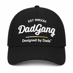 Dad Gang Hat, Funny Dad Baseball Cap, Black Adjustable Graphic Hat for Men, Proud Dad Cap, Father’s Day Gift, Birthday Gift for Dad Husband Grandpa, Father's Day gift