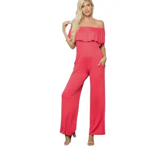 Eye Catching Coral Jumpsuit