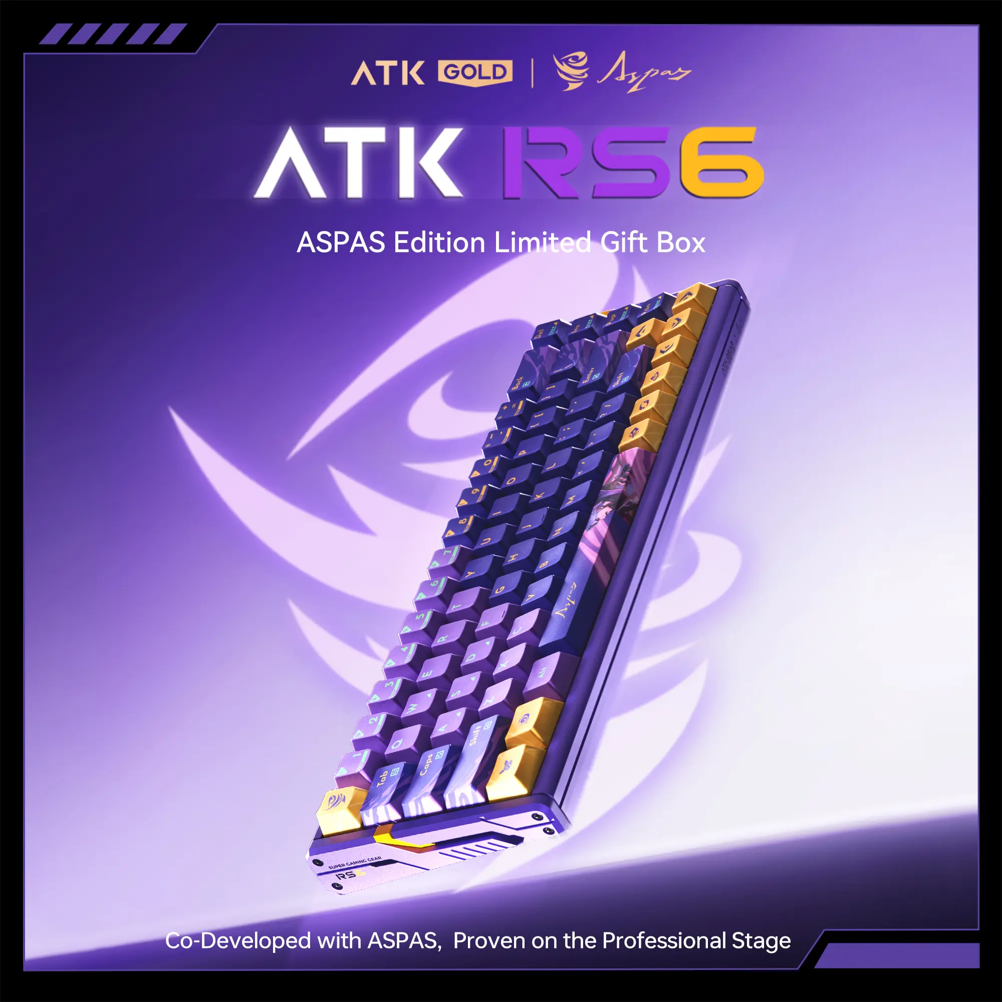 ATK × Aspas RS6 Ultra Aluminum Hall Effect Keyboard – Esports