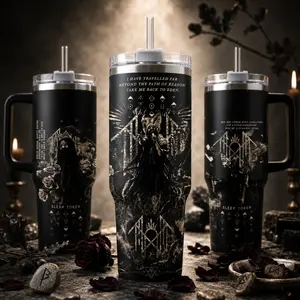 Sleep Token Band Merch Tumbler 20oz 40oz, Take Me Back To Eden Lyrics Stainless Steel Water Bottle
