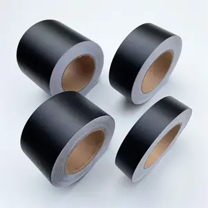 2026 New 3/5/7/10CM Black Matte Vinyl Tape Window Trim Film Chrome Delete Vinyl Wrap Roll For Car Pillar Hood Roof for your car