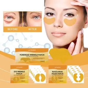 Facial wrinkle patches, nourishing the skin and reducing smile lines, 10 patches * 3 boxes, firming the skin, moisturizing, brightening and enhancing skin tone