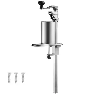 VEVOR Commercial Can Opener, Heavy-Duty Manual Tabletop Cans Opener for Cans Up to 15.75 in Height, Height-Adjustable Can Openers Fixed with Screws Table Clamp, for Restaurant, Hotel, and Food StoreVEVOR Super Brand Day