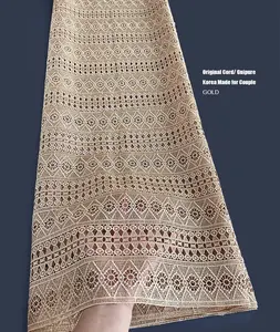 AFRICAN COTTON GUIPURE LACE 5 YARDS